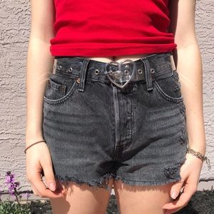 Black Levi’s 501 Shorts